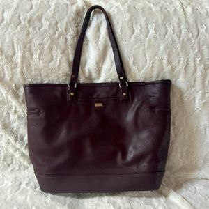 Jewel by thirty-one briefcase/ laptop bag, deep purple, EUC